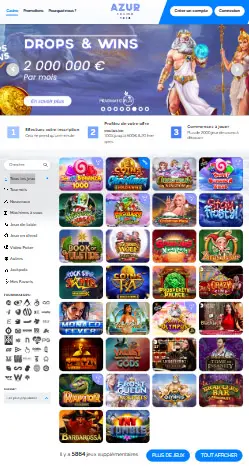 la aplicación e interfaz de AMUNRA CASINO