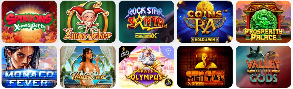 AMUNRA CASINO Tragamonedas clásicas